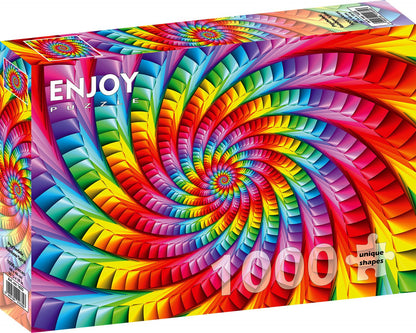 Pszichedelikus Szivárvány Örvény ENJOY 1000 darabos kirakó puzzle (EN-1635 5949194016358) - puzzlegarden