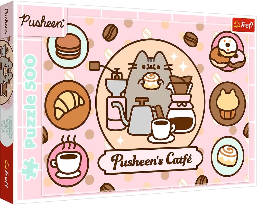 Pusheen kávézója Trefl 500 darabos kirakó puzzle (TR - 37528 5900511375282) - puzzlegarden