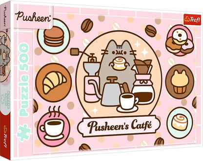 Pusheen kávézója Trefl 500 darabos kirakó puzzle (TR - 37528 5900511375282) - puzzlegarden