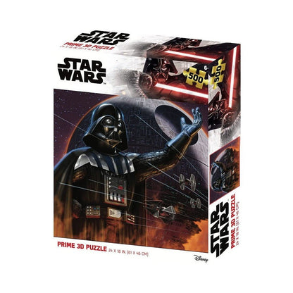 3D Puzzle - Star Wars Classic - Darth Vader és a Halálcsillag Prime3D 500 darabos kirakó puzzle (P3D-32638 670889326388) - puzzlegarden