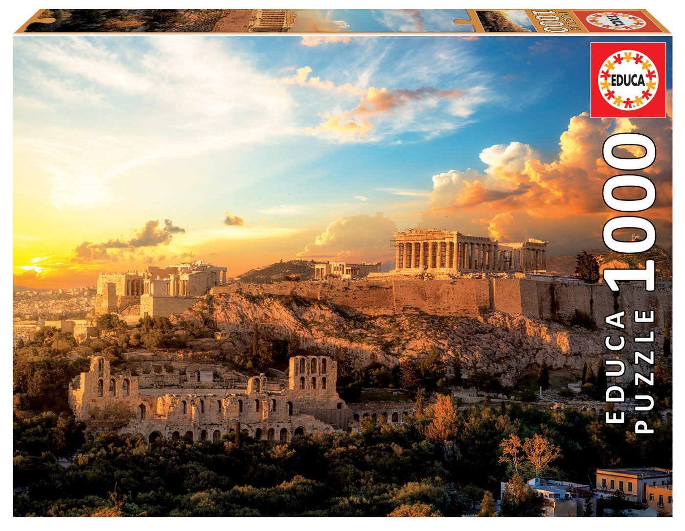 Akropolisz, Athén Educa 1000 darabos kirakó puzzle (ED-18489 8412668184893) - puzzlegarden