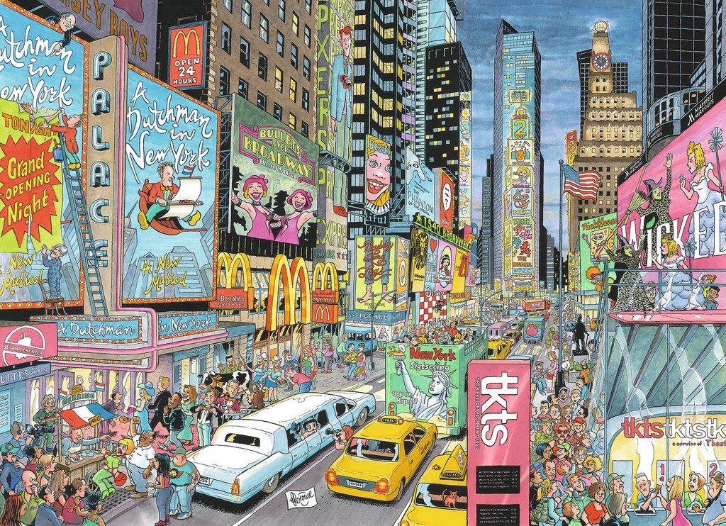 A Világ Városai - New York Ravensburger 1000 darabos kirakó puzzle (RA-19732 4005556197323) - puzzlegarden