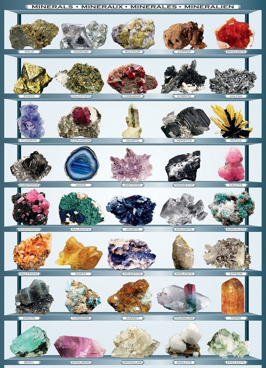 Minerals 1000 darabos Eurographics puzzle kirakó (6000-2008)