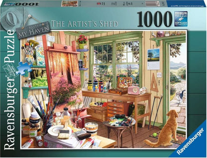 A festő szoba Ravensburger 1000 darabos kirakó puzzle (RA-17627 4005556176274) - puzzlegarden