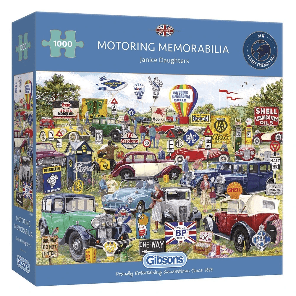 Motoring Memorabilia 1000 darabos Gibsons puzzle kirakó (G6306)