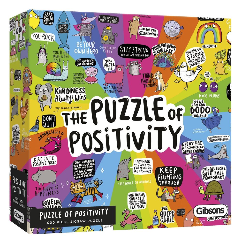 Puzzle of Positivity Gibsons 1000 darabos kirakó puzzle (G - G6608 5012269066081) - puzzlegarden