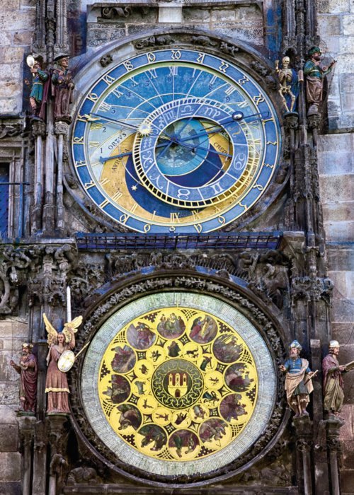 Astronomical Clock, Praha 1000 darabos Ravensburger puzzle kirakó (19739)