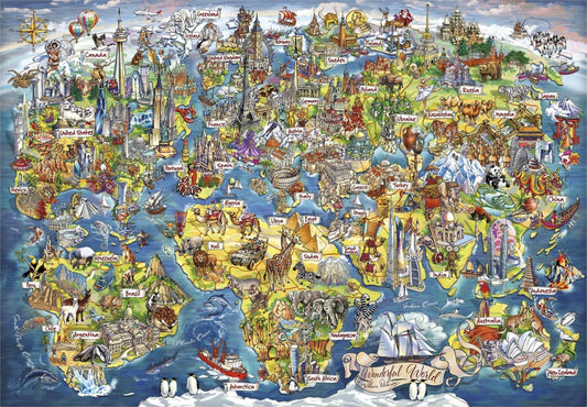 Csodálatos Világunk Gibsons 1000 darabos kirakó puzzle (G - G7098) - puzzlegarden