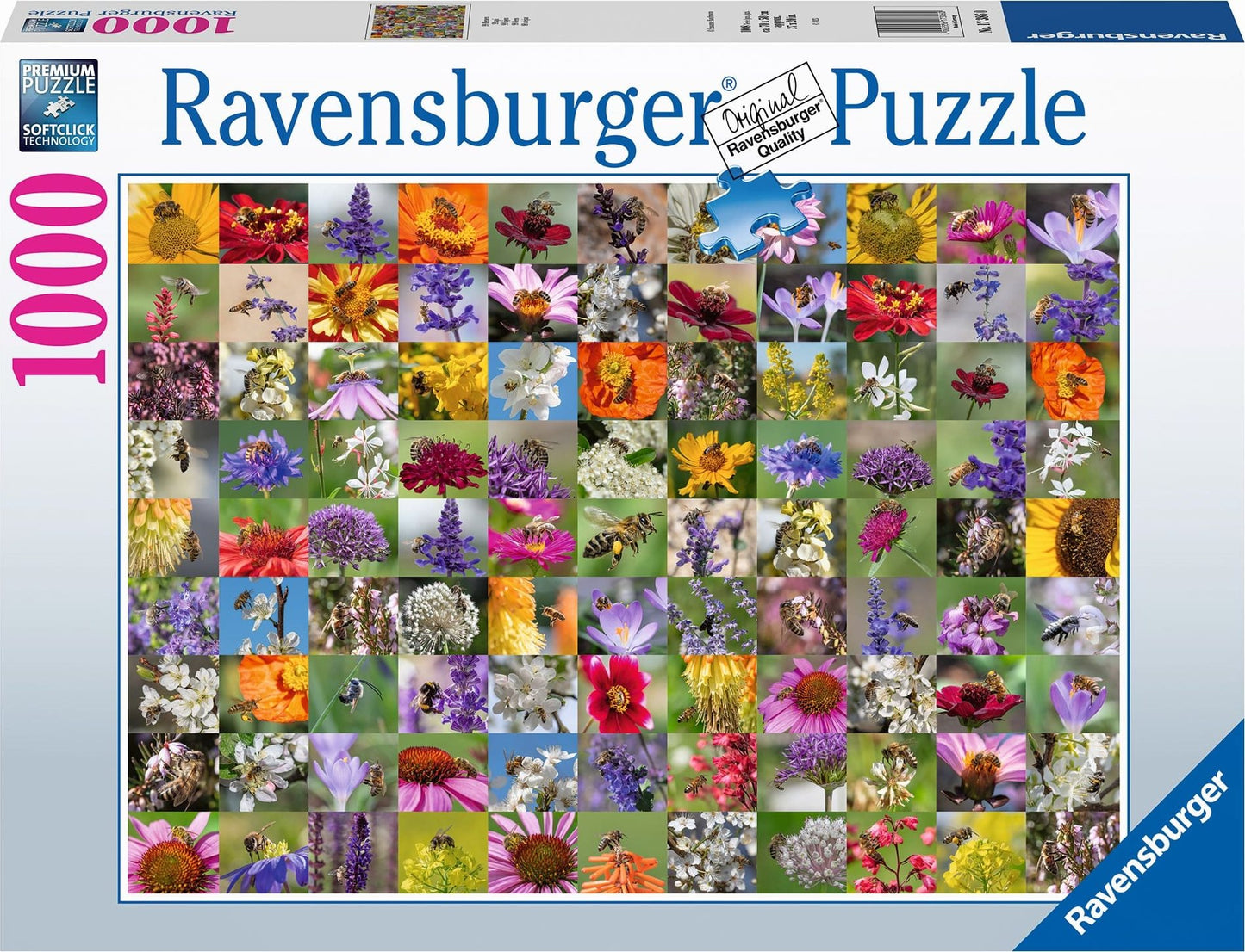 99 Méhecske Ravensburger 1000 darabos kirakó puzzle (RA-17386 4005556173860) - puzzlegarden