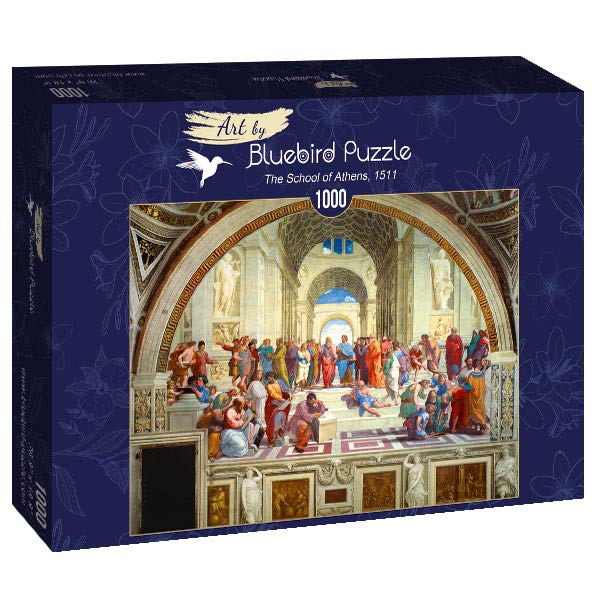 Raphael - Az Athéni Iskola Bluebird 1000 darabos kirakó puzzle (BB-60013 3663384600135) - puzzlegarden