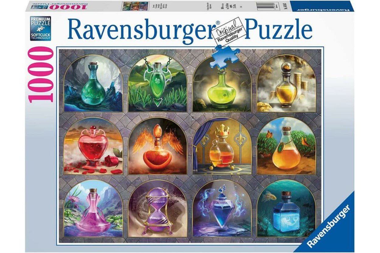 Bájitalok Ravensburger 1000 darabos kirakó puzzle (RA-16816 4005556168163) - puzzlegarden