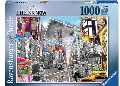 Akkor és Most - Times Square, New York Ravensburger 1000 darabos kirakó puzzle (RA-16569 4005556165698) - puzzlegarden