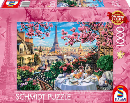 Reggeli Párizsban Schmidt Spiele 1000 darabos kirakó puzzle (SCH-58876) - puzzlegarden