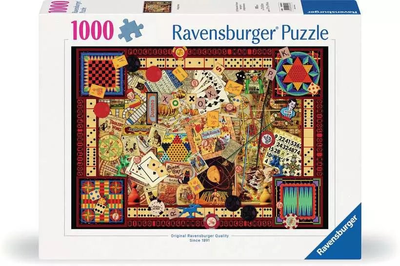 Régi Játékok Ravensburger 1000 darabos kirakó puzzle (RA-12000655) - puzzlegarden