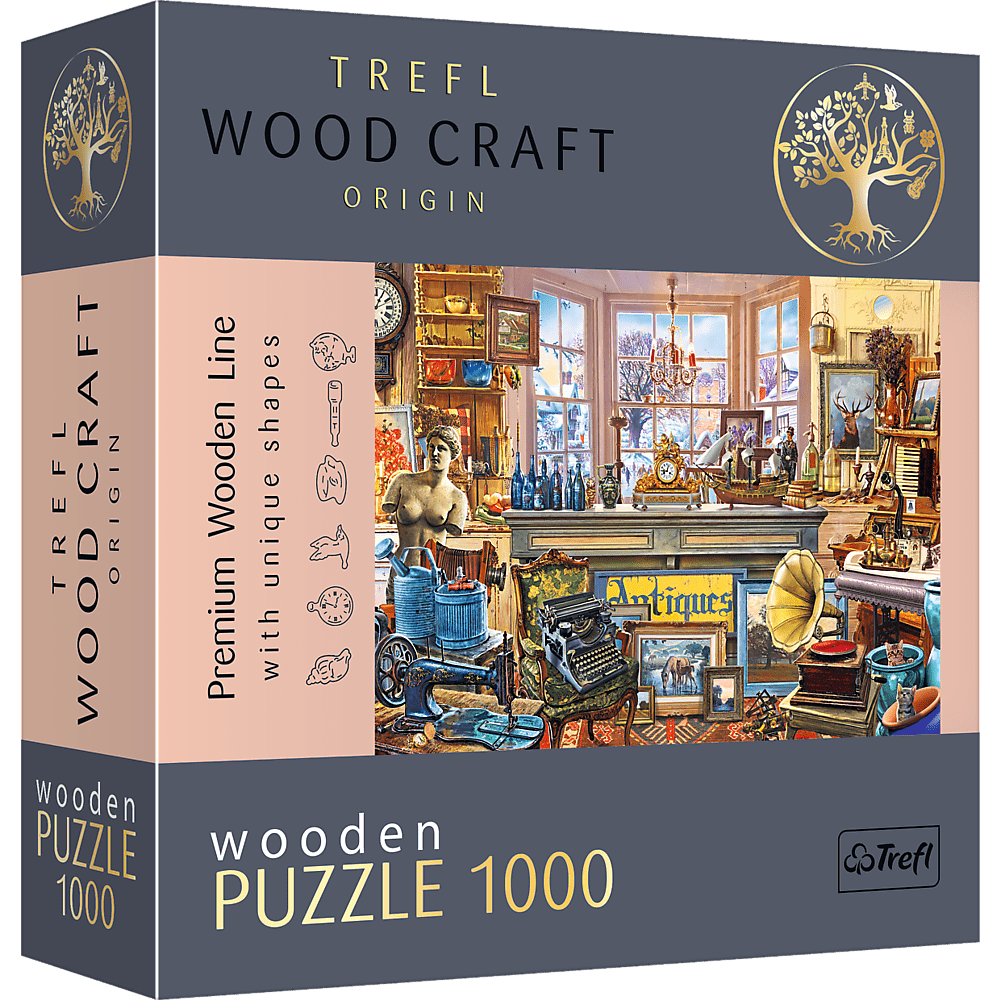 Régiségbolt - Fa kirakó Trefl Wood Craft 1000 darabos kirakó puzzle (TR - 20175 5900511201758) - puzzlegarden