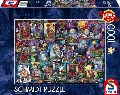 Rejtelmes tarot kártyák Schmidt Spiele 1000 darabos kirakó puzzle (SCH - 58879) - puzzlegarden