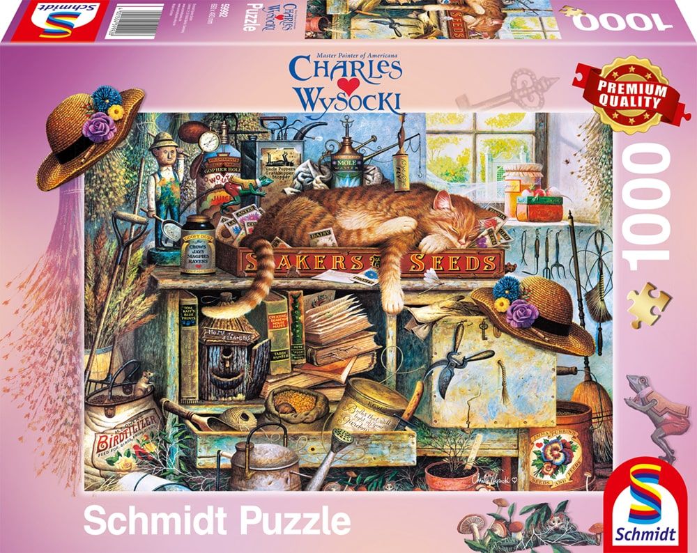 Remington, a kertész Schmidt 1000 darabos kirakó puzzle (SCH-59992 4001504599928) - puzzlegarden