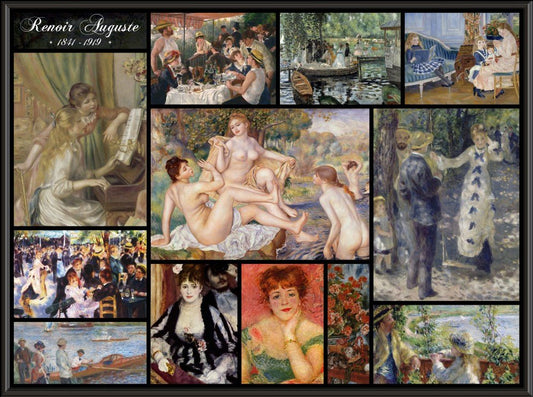 Renoir – Kollázs Grafika 2000 darabos kirakó puzzle (GR-30212) - puzzlegarden