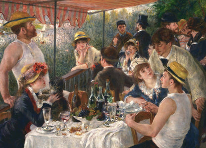 Renoir művészete: Az evezősök reggelije – La Grenouillère – 2×500 Grafika 500 darabos kirakó puzzle (GR-33706) - puzzlegarden