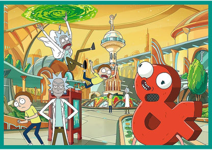 Rick és Morty kifordított világa - 4x250 Trefl 250 darabos kirakó puzzle (TR - 13338) - puzzlegarden