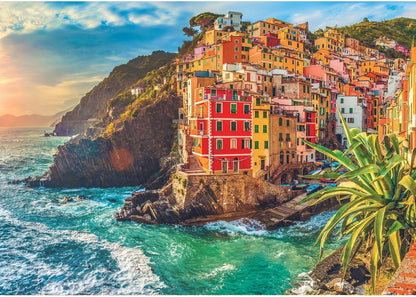 Riomaggiore Városa, Olaszország Trefl 1000 darabos kirakó puzzle (TR - 10855 5900511108552) - puzzlegarden