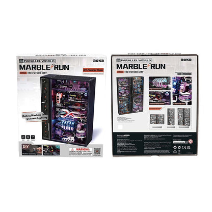 Rokr - A jövő városa Golyópálya Robotime 140 darabos kirakó puzzle (RO-MR02S) - puzzlegarden