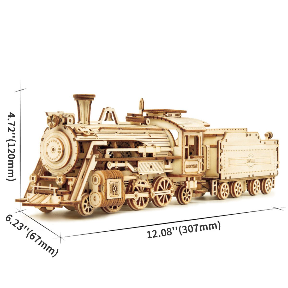 Rokr - A Nagy Gőzmozdony Robotime 308 darabos kirakó puzzle (RO-MC501) - puzzlegarden
