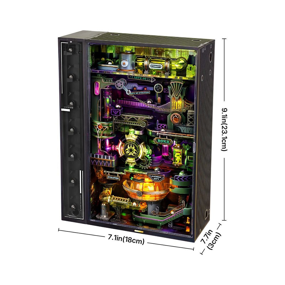Rokr - Alkimista város Golyópálya Robotime 247 darabos kirakó puzzle (RO-MR04S) - puzzlegarden