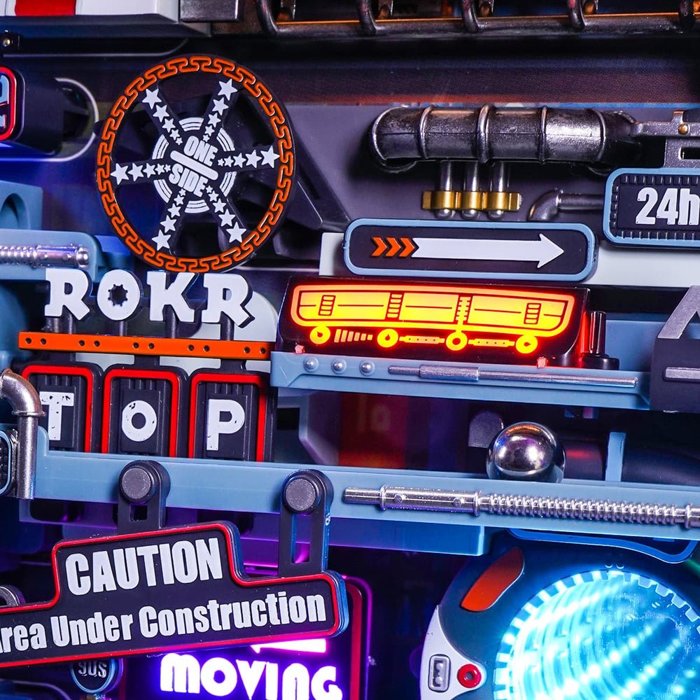 Rokr - Az utolsó város Golyópálya Robotime 130 darabos kirakó puzzle (RO-MR01S) - puzzlegarden