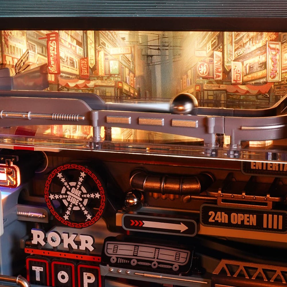 Rokr - Az utolsó város Golyópálya Robotime 130 darabos kirakó puzzle (RO-MR01S) - puzzlegarden