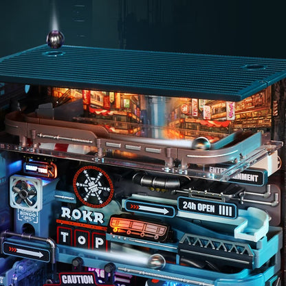 Rokr - Az utolsó város Golyópálya Robotime 130 darabos kirakó puzzle (RO-MR01S) - puzzlegarden