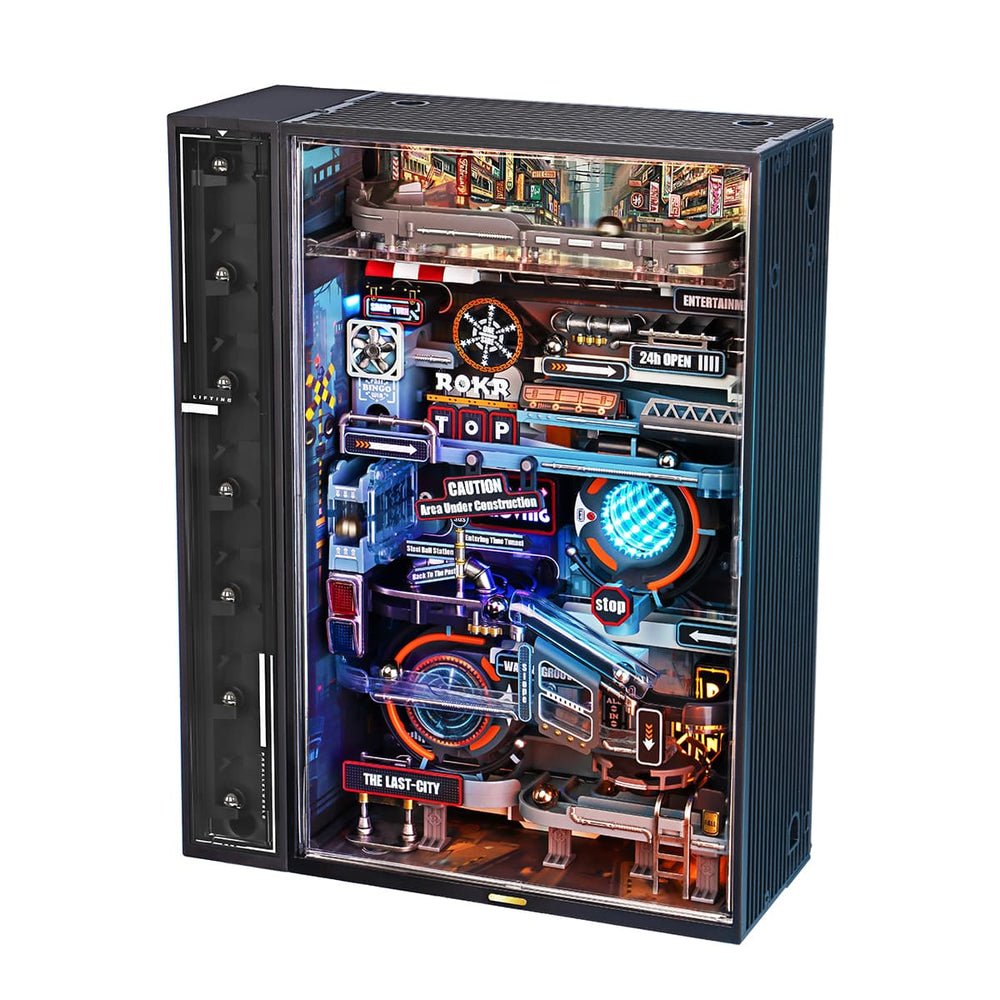 Rokr - Az utolsó város Golyópálya Robotime 130 darabos kirakó puzzle (RO-MR01S) - puzzlegarden