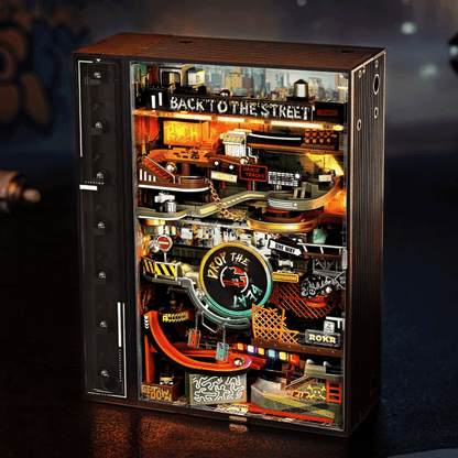 Rokr - Hip - hop utca Golyópálya Robotime 134 darabos kirakó puzzle (RO-MR03S) - puzzlegarden