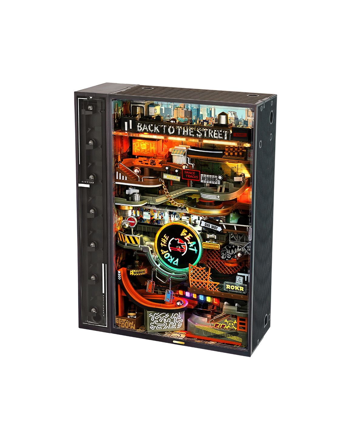 Rokr - Hip - hop utca Golyópálya Robotime 134 darabos kirakó puzzle (RO-MR03S) - puzzlegarden