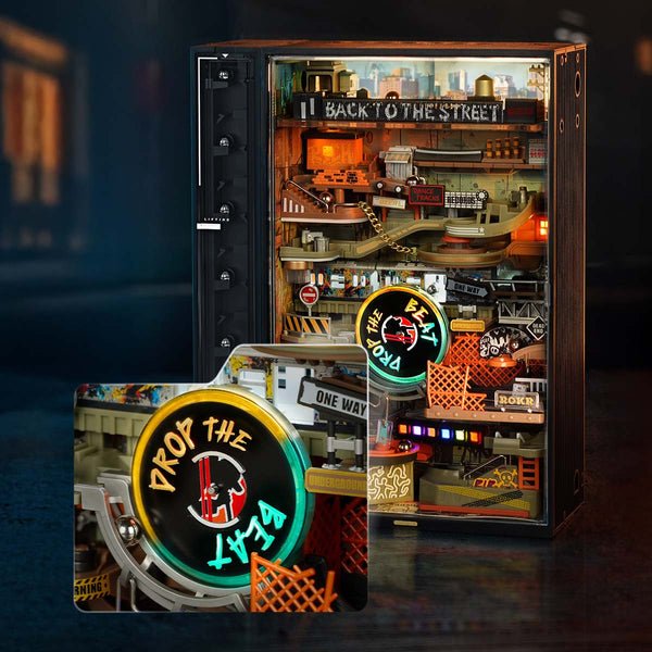 Rokr - Hip - hop utca Golyópálya Robotime 134 darabos kirakó puzzle (RO-MR03S) - puzzlegarden