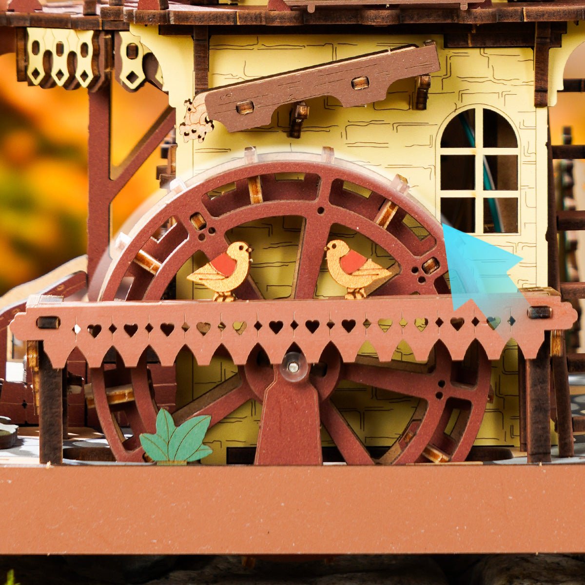 Rokr - Kakukkos óra Robotime 435 darabos kirakó puzzle (RO-LC901C) - puzzlegarden