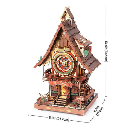 Rokr - Kakukkos óra Robotime 435 darabos kirakó puzzle (RO-LC901C) - puzzlegarden