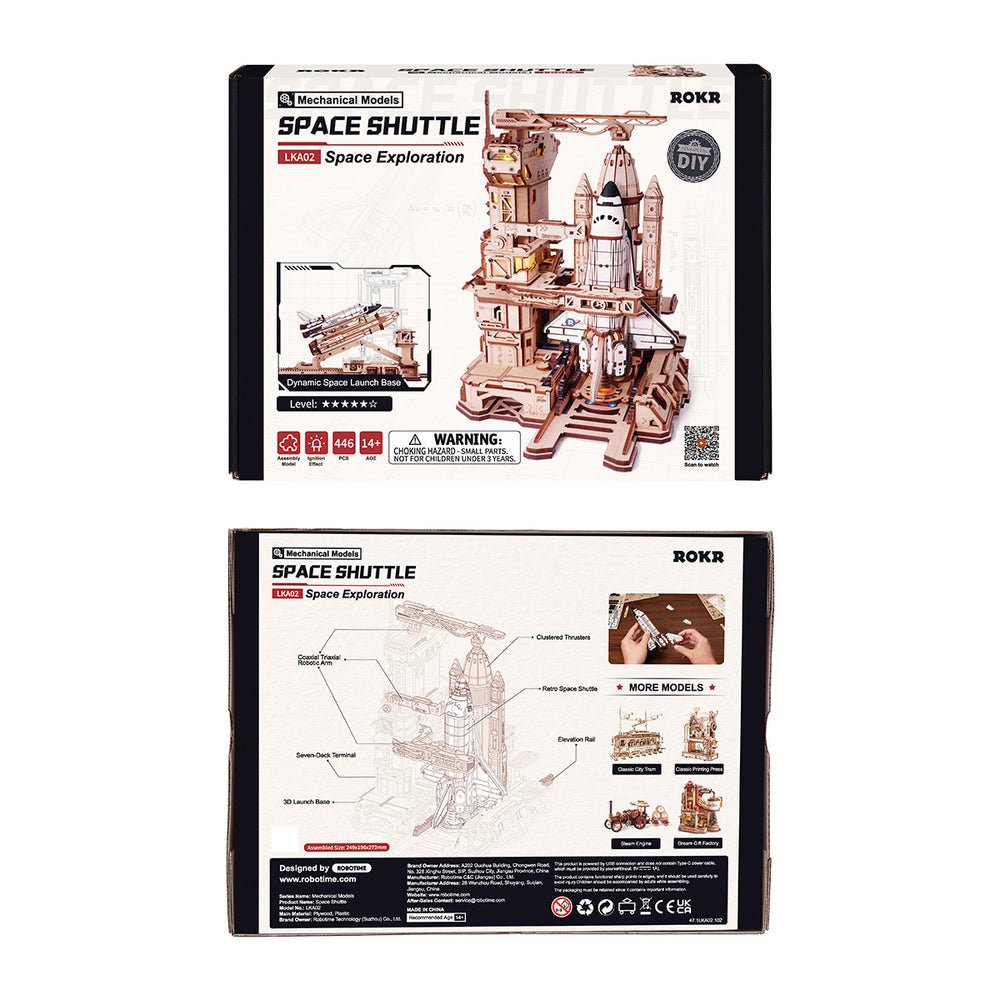 Rokr - Űrsikló Robotime 446 darabos kirakó puzzle (RO-LKA02) - puzzlegarden