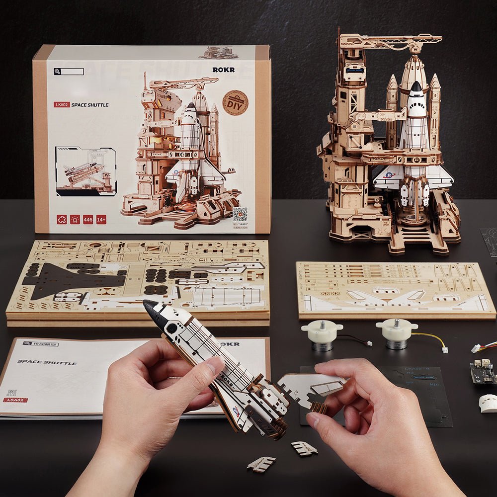 Rokr - Űrsikló Robotime 446 darabos kirakó puzzle (RO-LKA02) - puzzlegarden