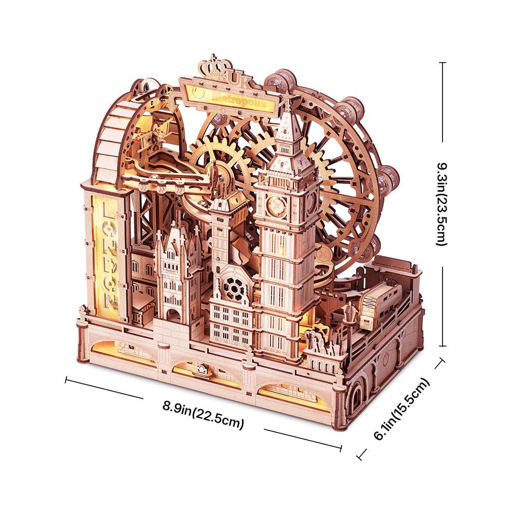Rokr - Üveggolyó - utazás · London Golyópálya Robotime 431 darabos kirakó puzzle (RO-EGB01) - puzzlegarden
