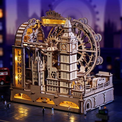 Rokr - Üveggolyó - utazás · London Golyópálya Robotime 431 darabos kirakó puzzle (RO-EGB01) - puzzlegarden