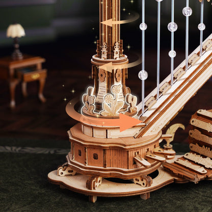 Rokr - Varázshárfa zenedoboz Robotime 350 darabos kirakó puzzle (RO-AMK71) - puzzlegarden