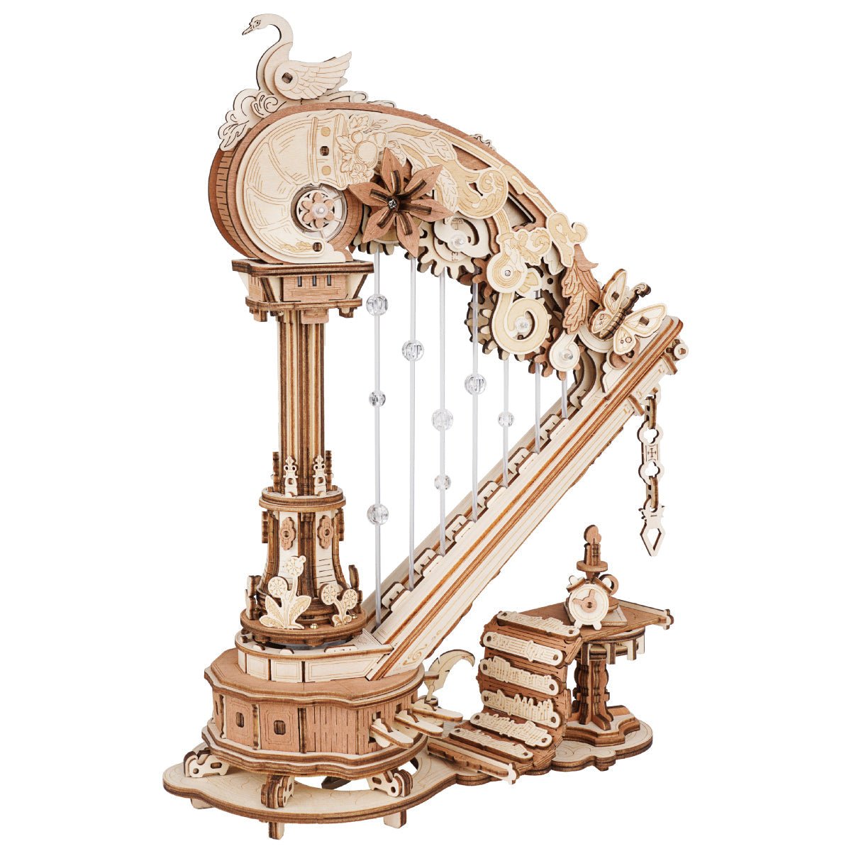 Rokr - Varázshárfa zenedoboz Robotime 350 darabos kirakó puzzle (RO-AMK71) - puzzlegarden