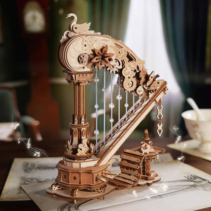 Rokr - Varázshárfa zenedoboz Robotime 350 darabos kirakó puzzle (RO-AMK71) - puzzlegarden