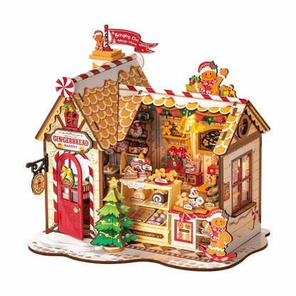 Rolife - Mézeskalács ház Robotime 250 darabos kirakó puzzle (RO-DG176) - puzzlegarden