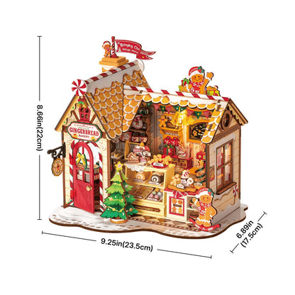Rolife - Mézeskalács ház Robotime 250 darabos kirakó puzzle (RO-DG176) - puzzlegarden