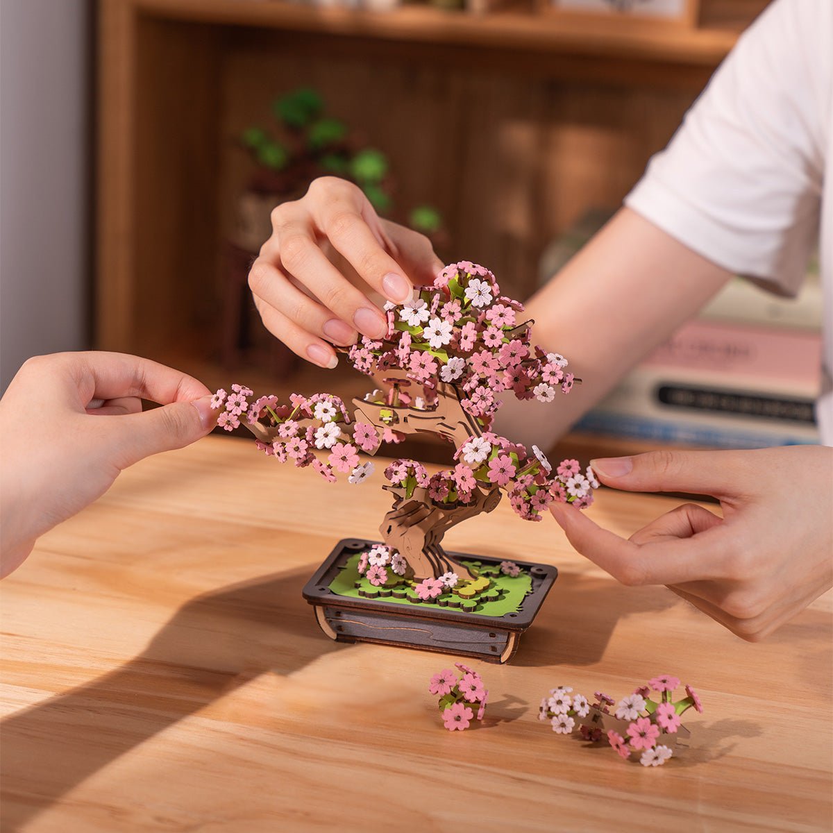 Rolife - Sakura bonsai Robotime 263 darabos kirakó puzzle (RO-TG415) - puzzlegarden