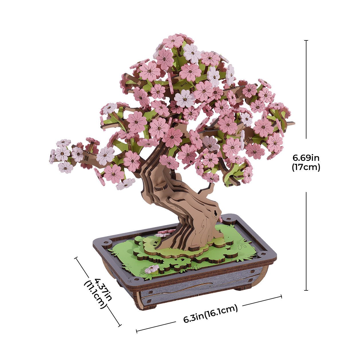 Rolife - Sakura bonsai Robotime 263 darabos kirakó puzzle (RO-TG415) - puzzlegarden
