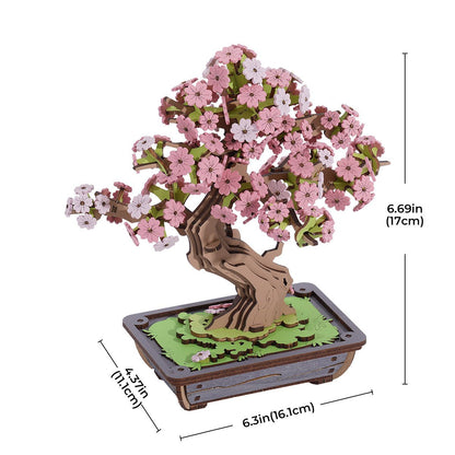 Rolife - Sakura bonsai Robotime 263 darabos kirakó puzzle (RO-TG415) - puzzlegarden