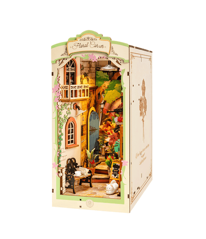 Rolife - Virágos utca Robotime 164 darabos kirakó puzzle (RO - TGB09) - puzzlegarden